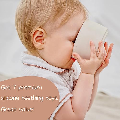Moonkie Stacking Cups Toy for 6 Months 7 Piece Set 1