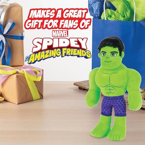 Marvel Spidey Hulk Plush Figure - 8 Stuffed Animal Toy