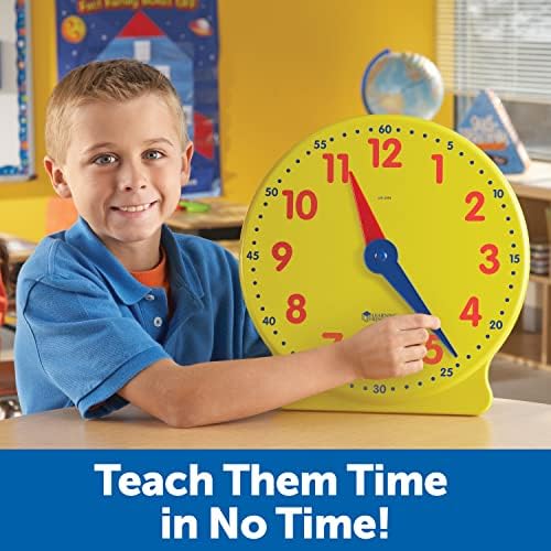 Learning Resources Big Time Learning Clock for Ages 5 1