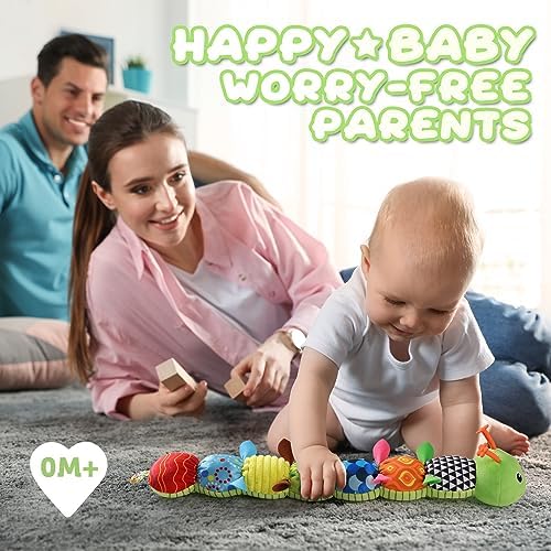 AWOTOY Musical Caterpillar Baby Toy for 0-12 Months