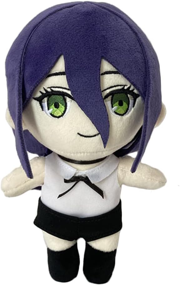 JCvCX Purple Hair Anime Girl Plush Toy Figure