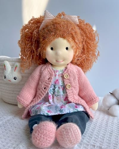 Handmade Waldorf Doll Elsee 12 Soft Plush Stuffed Animal