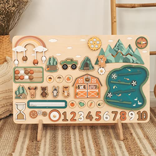 Custom Busy Board for Baby Girl with Name