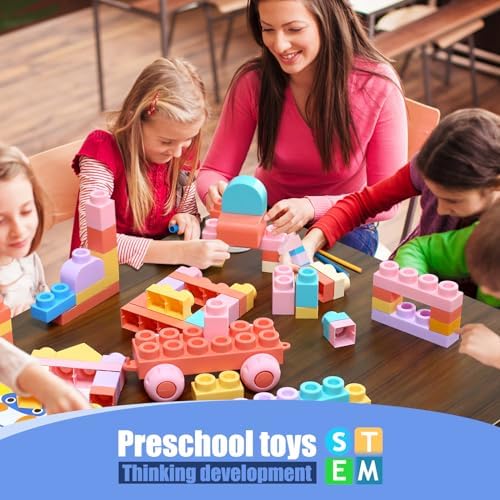 Abbabby Soft Building Blocks 101 Pcs Toy Set for Toddlers