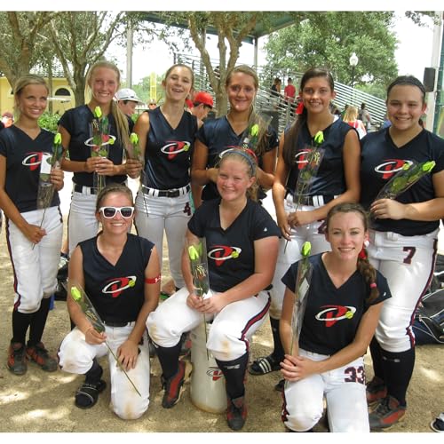 Softball Rose - Handmade Premium Softball Cover Flower