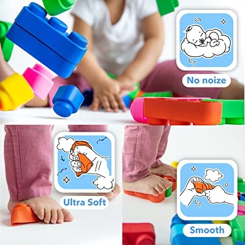 Far Far Land Soft Building Blocks for Toddlers 1-3 Years