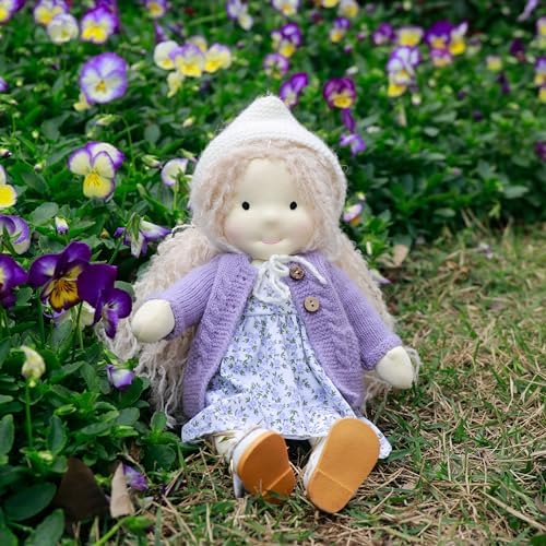 BlissfulPixie Handmade Waldorf Bunny Doll 12