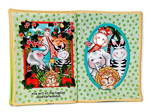 Handmade Jungle Home Soft Cloth Books for Babies
