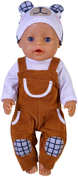 Fervorral Reborn Baby Doll 3-Piece Clothes Set 1