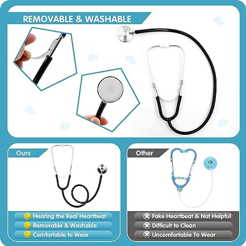 RioRand Doctor Costume for Kids 3-11 Years 1