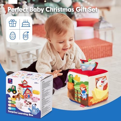 Hahaland Baby Surprise Toy Box 6-12 Months 13 PCS