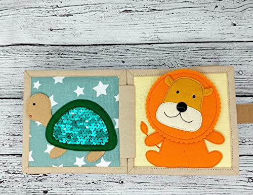 Quiet Baby Book Felt Toy for Fine Motor Skills