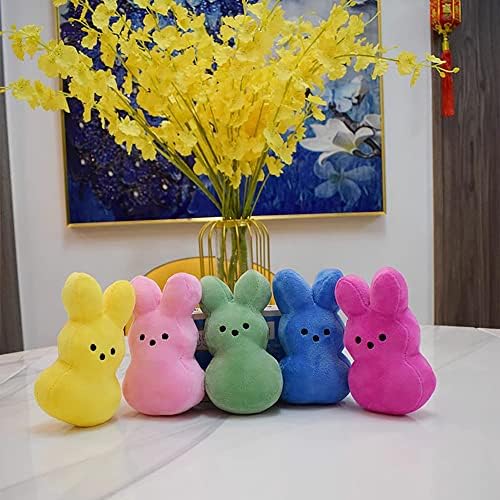 Easter Bunny Plush Set 6Pcs Cute Stuffed Animal Toys