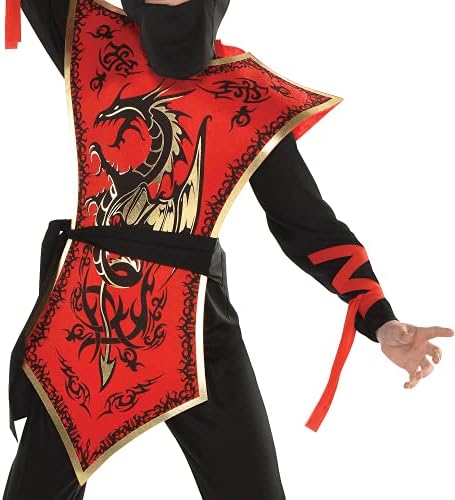 Amscan Ninja Assassin Costume for Kids 14-16