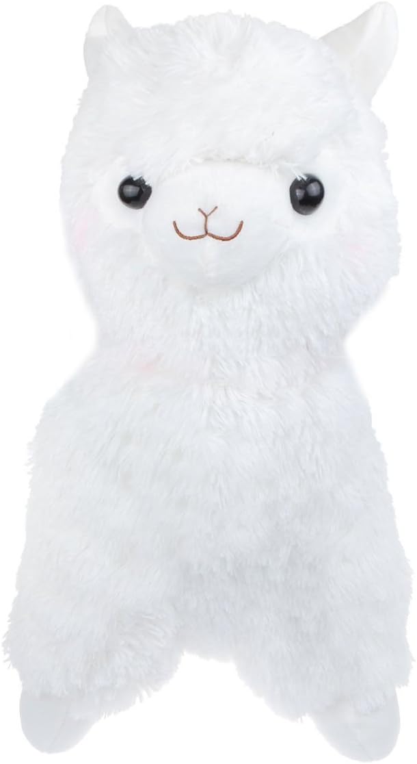 Tollion Cuddly Alpaca Plush Toy - 7 Inch Stuffed Animal