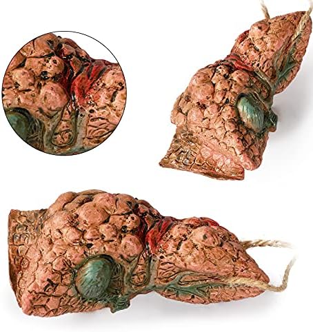Lansian Halloween Blood Props 6pcs Body Parts
