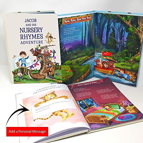 Personalized Nursery Rhymes Book for Babys First Birthday