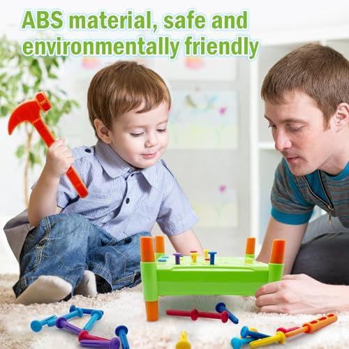 Baby Workbench Pounding Hammer Toy for Toddlers