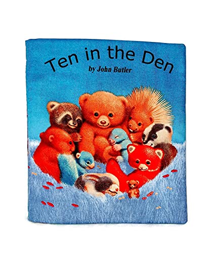 Handmade Ten in the Den Soft Cloth Books for Baby and Kids