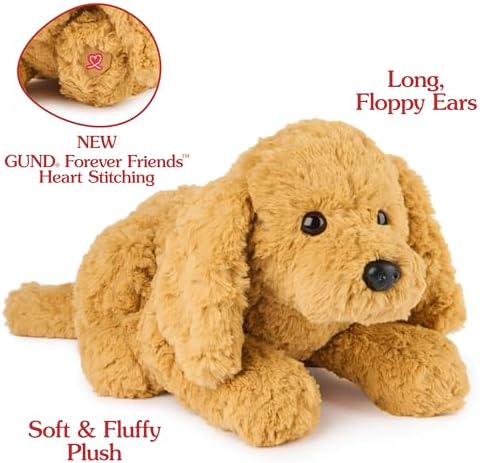 GUND Muttsy Dog Plush 14 Brown Ages 1 and Up