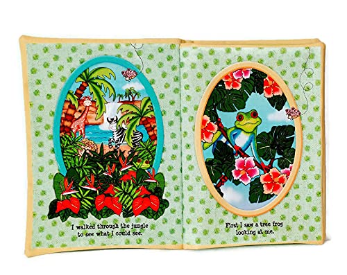 Handmade Jungle Home Soft Cloth Books for Babies