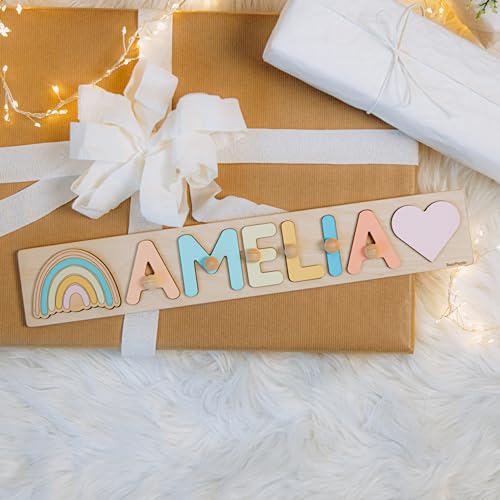 Personalized Wooden Name Puzzle for Kids 1