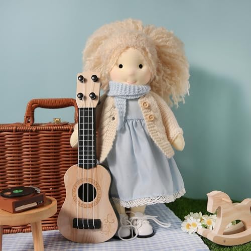Handmade Waldorf Doll Florke 12 Soft Plush Girl