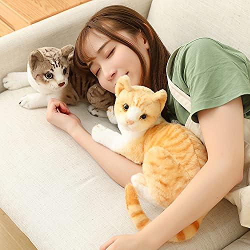 GUDVES Orange Tabby Cat 12 Plush Stuffed Animal Toy