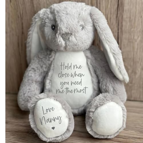 Personalized Plush Bunny Keepsake Gift for Newborns and Kids