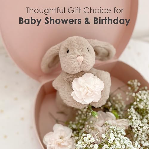 MON AMI Button Bunny Plush 3 Pcs 7 Inch Each