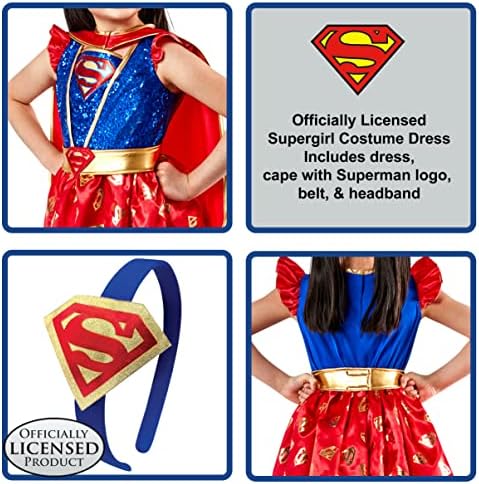 Rubies Supergirl Costume Dress for Girls
