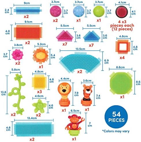 Battat Bristle Blocks Jungle Adventure 54 Pcs