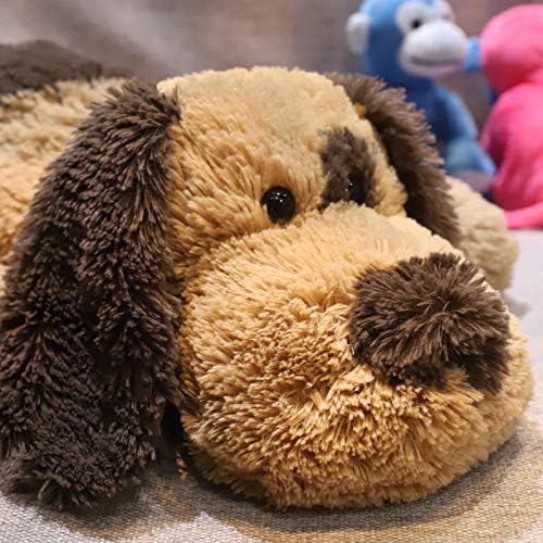 WEIGEDU Floppy Stuffed Dog 20 Inch Brown