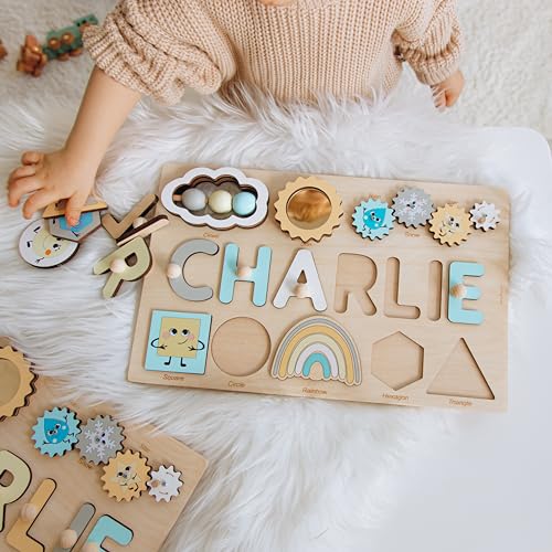 Personalized Busy Board with Engraved Message