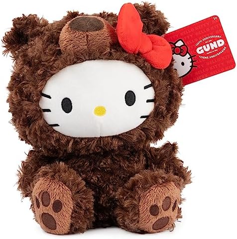 GUND Sanrio Hello Kitty Philbin Teddy Bear Plush 10