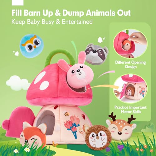 Hahaland Baby Girl 6-12 Months Sensory Toy Set