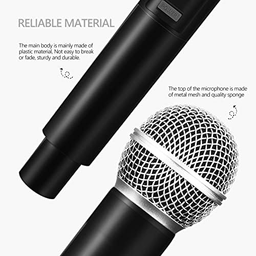 TOYANDONA Fake Microphone Prop Black