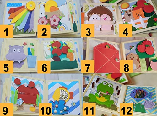 Fox Quiet Baby Book with Felt Animals Finger Puppets