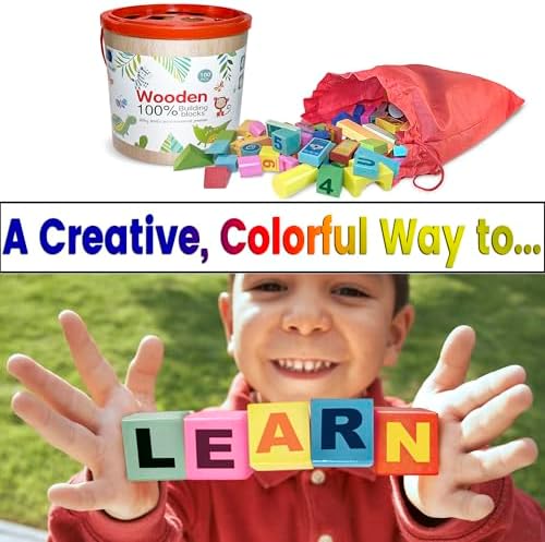 Craft Trendy Wooden Blocks Set for Toddlers and Preschoolers 1