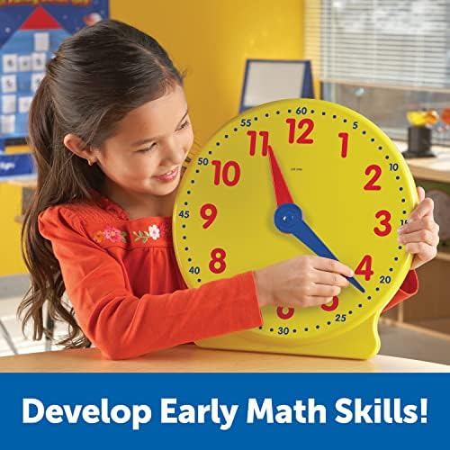 Learning Resources Big Time Learning Clock for Ages 5 1