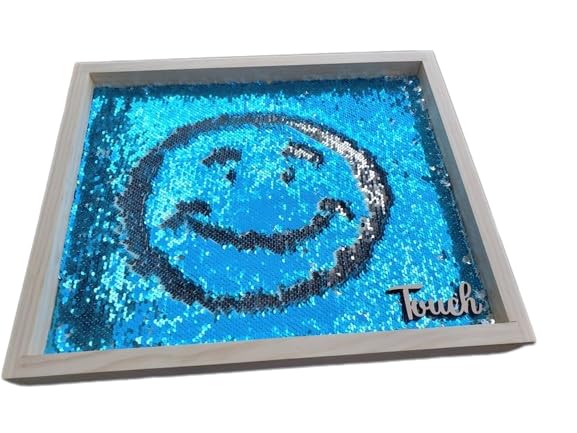 Reversible Sequin Sensory Board - Mermaid Fabric 1