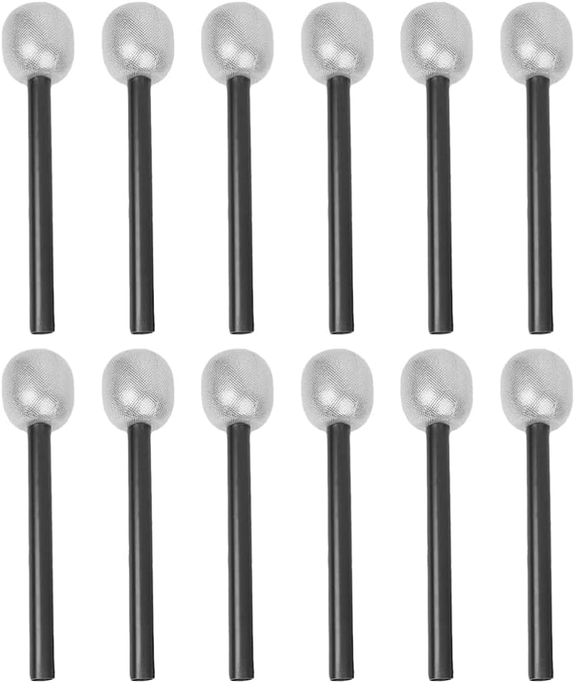 Gadpiparty 12-Piece Mic Costume Prop for Parties and Performances