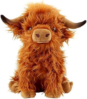 Rivoeis 105 Inch Highland Cow Plush Toy