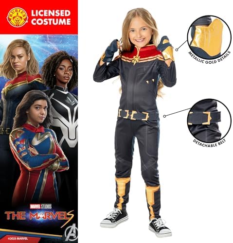 Rubies Captain Marvel Kids Costume Deluxe Edition
