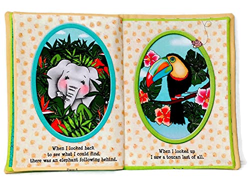 Handmade Jungle Home Soft Cloth Books for Babies