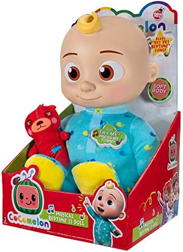 CoComelon Musical JJ Plush Doll with 7 Sounds