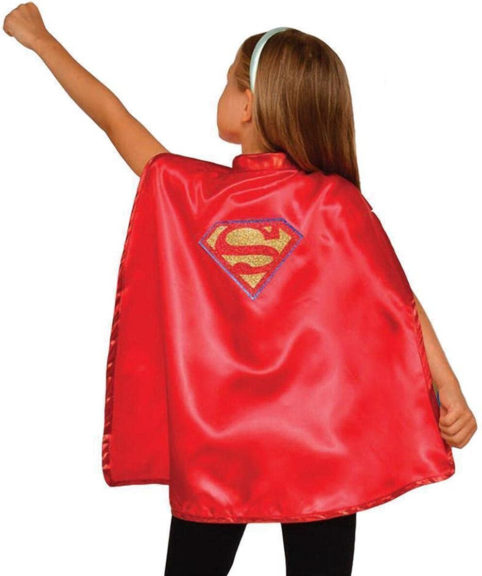 Rubies Childs Supergirl Cape and Headband Set