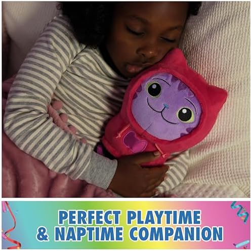 Gabbys Dollhouse DJ Catnip Plush Toy 10-Inch Move Groove Stuffed Animal