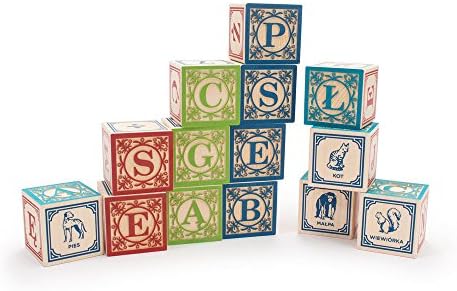 Uncle Goose Polish Blocks - 32pcs Stacking Set