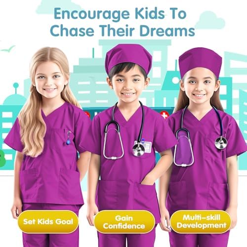 RioRand Doctor Costume for Kids 3-11 Years 1